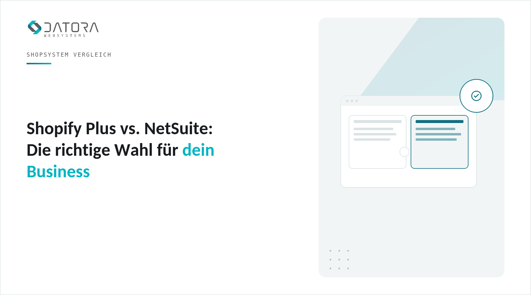 Shopify Plus vs. NetSuite: Die richtige Wahl für dein Business