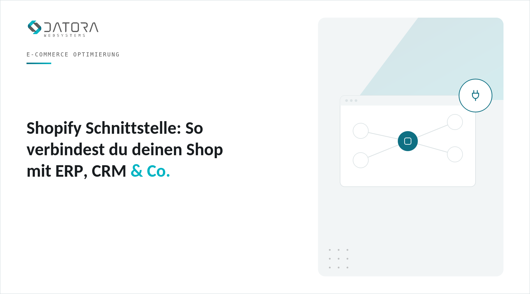 Shopify Schnittstelle: So verbindest du deinen Shop mit ERP, CRM und Co.