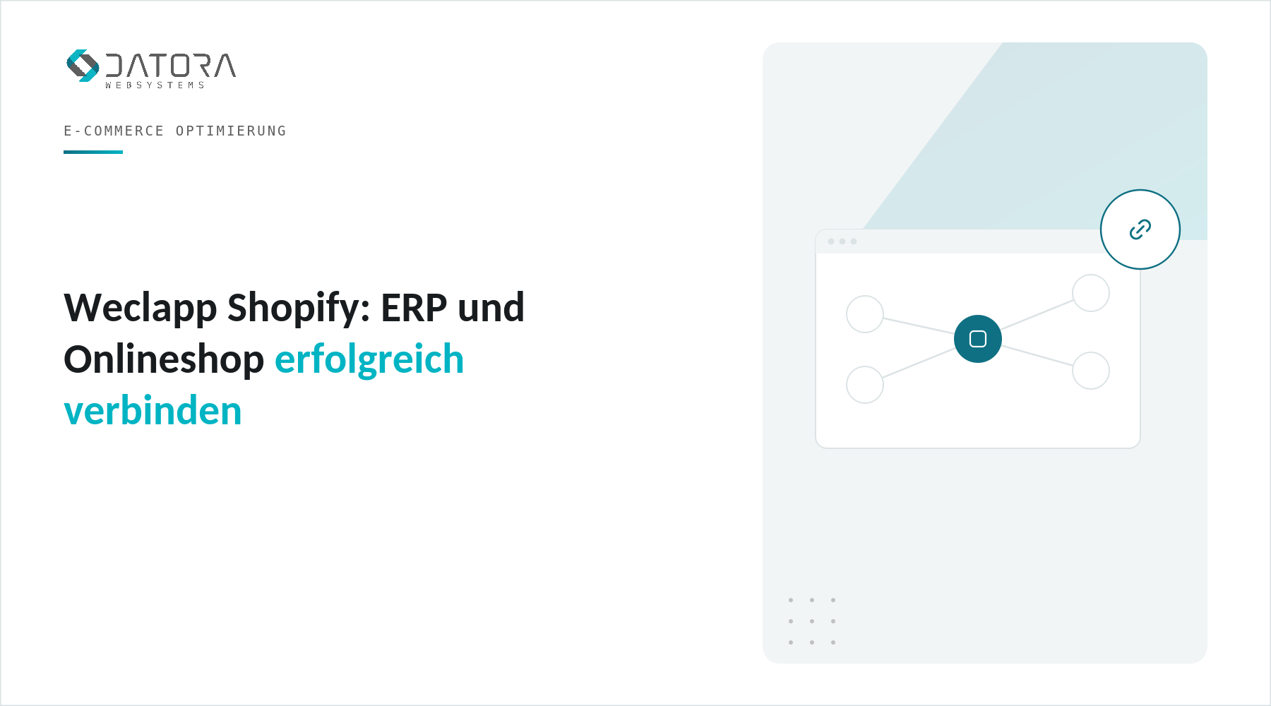 Weclapp Shopify: ERP und Onlineshop erfolgreich verbinden
