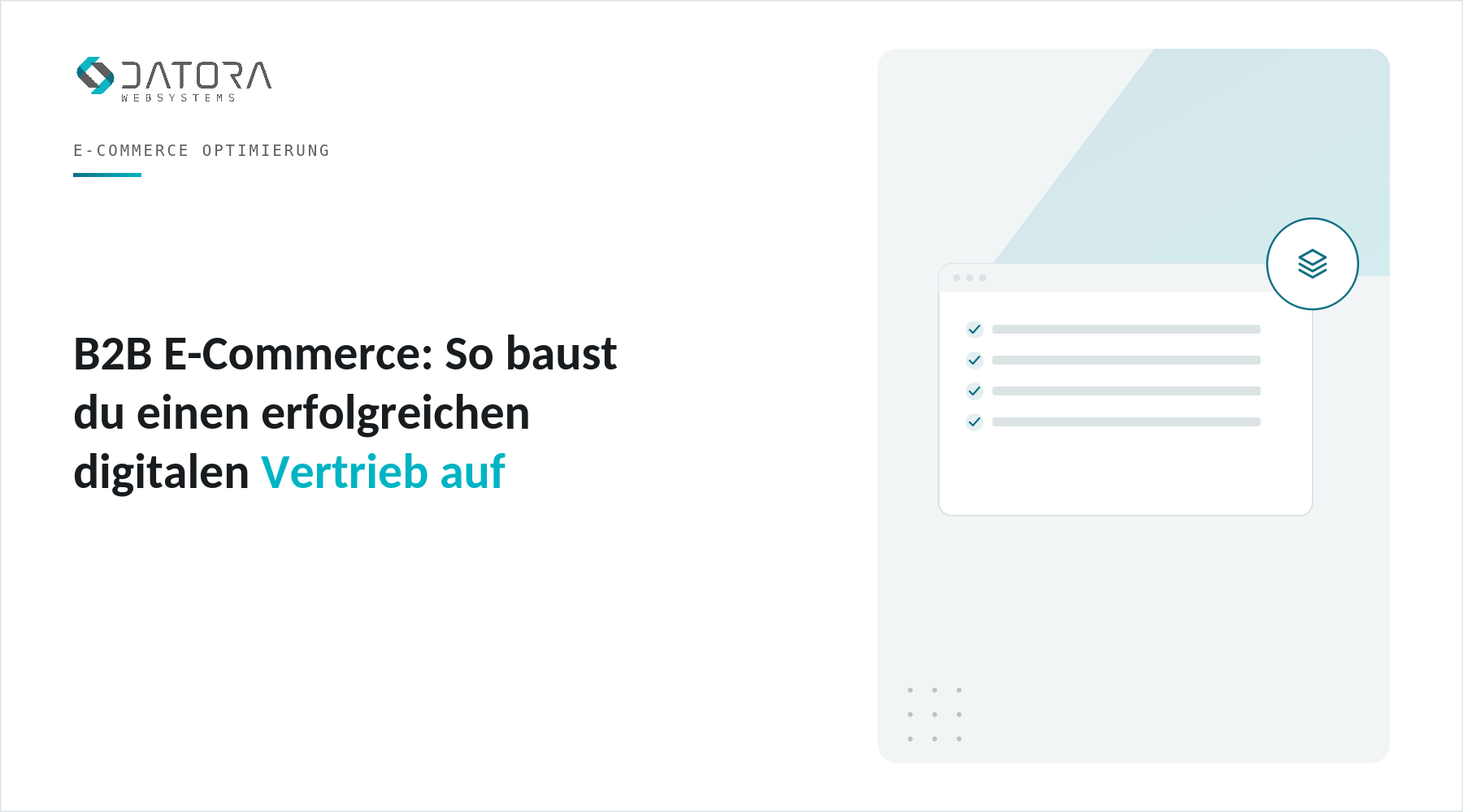 B2B E-Commerce: So baust du einen erfolgreichen digitalen Vertrieb auf