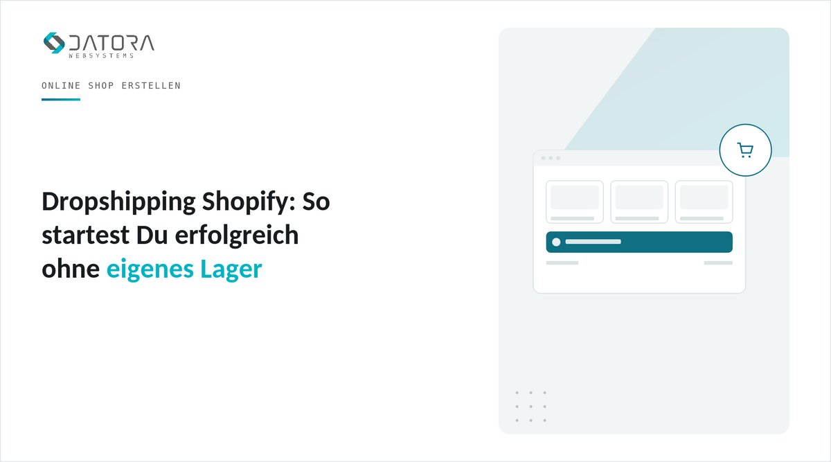 Dropshipping Shopify: So startest Du erfolgreich ohne eigenes Lager