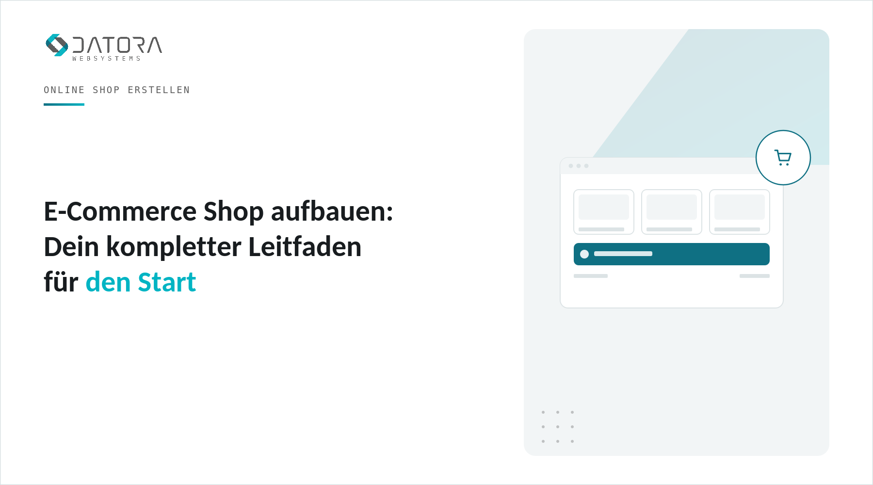 E-Commerce Shop aufbauen: Dein kompletter Leitfaden für den Start