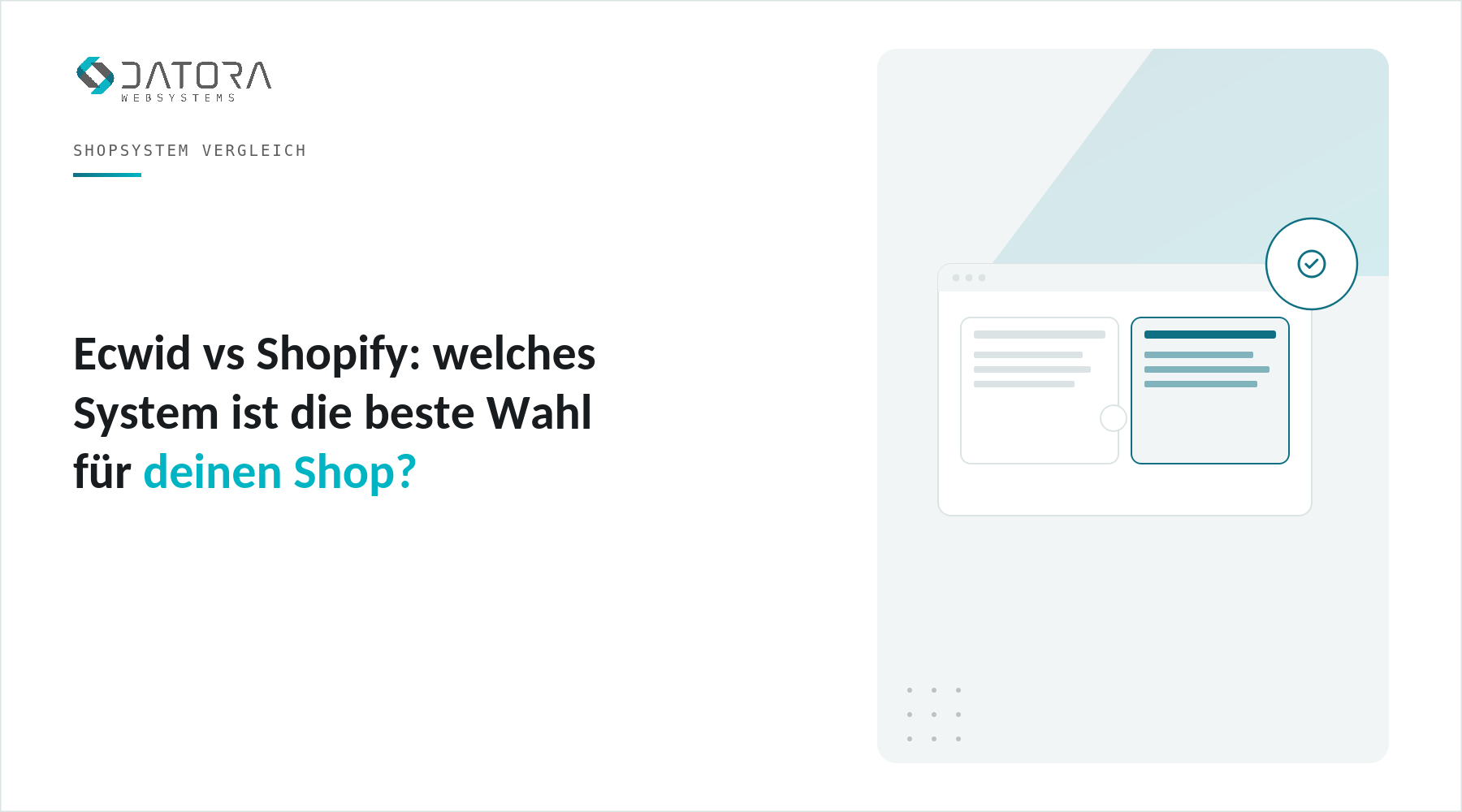 Ecwid vs Shopify: welches System ist die beste Wahl für deinen Shop