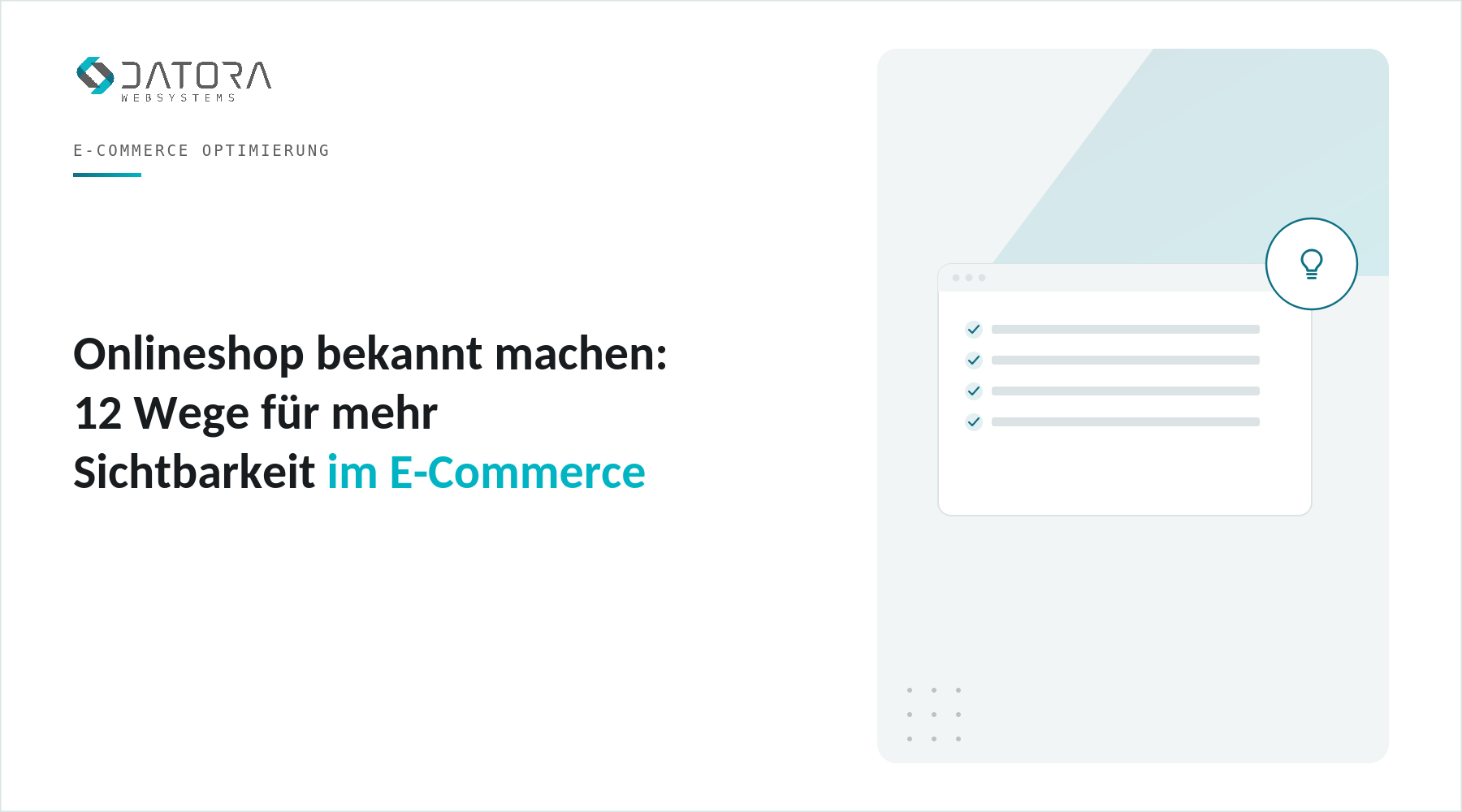 Onlineshop bekannt machen: 12 Wege für mehr Sichtbarkeit im E-Commerce