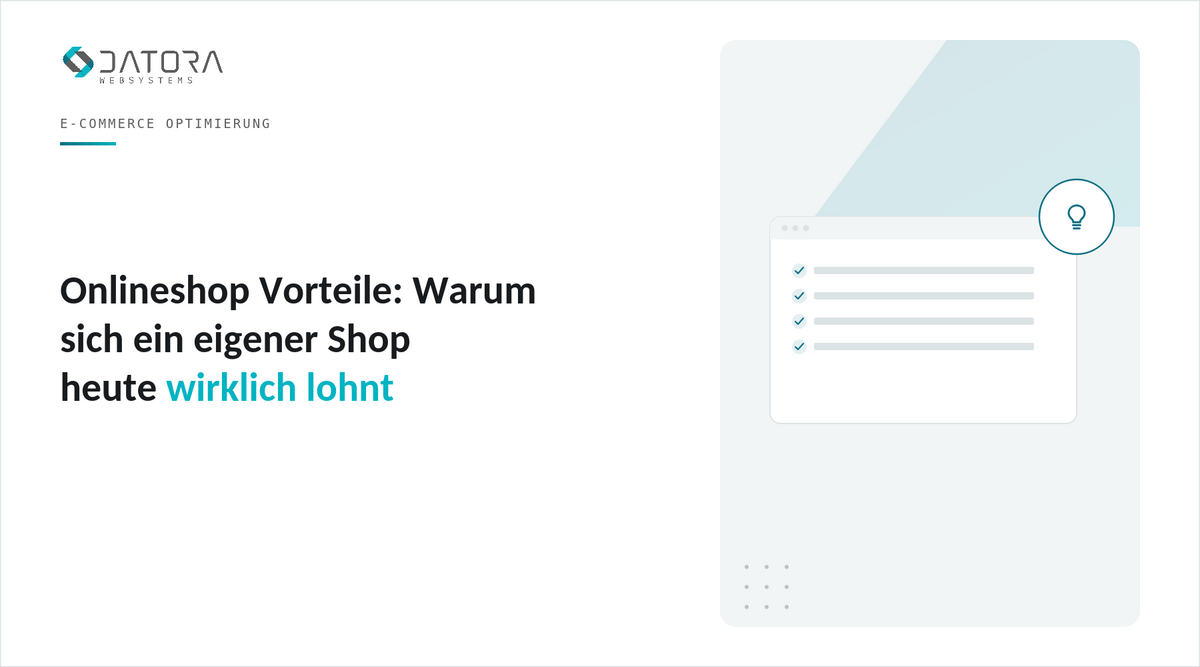 Onlineshop Vorteile: Warum sich ein eigener Shop heute wirklich lohnt