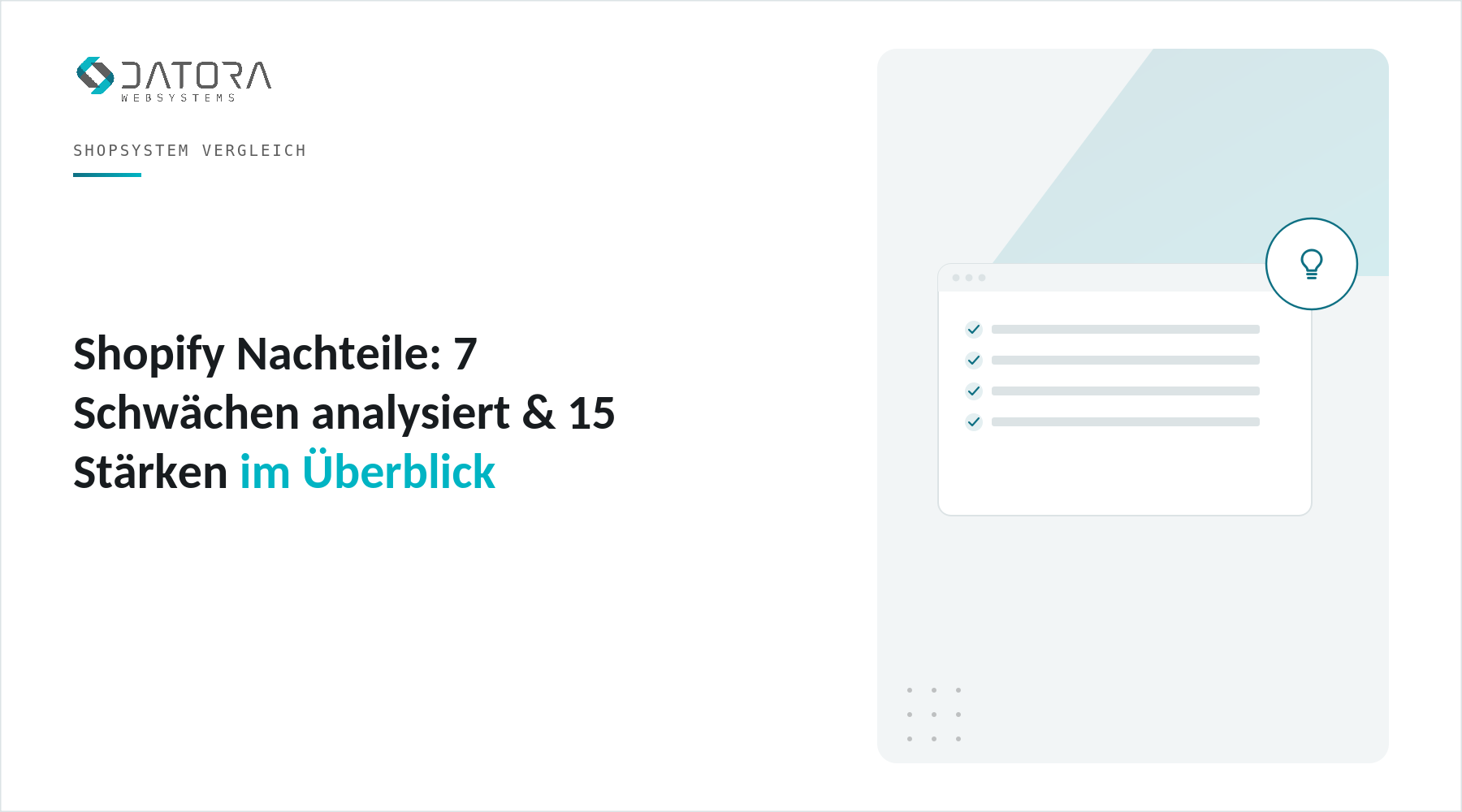 Shopify Nachteile: 7 Schwächen analysiert und 15 Stärken im Überblick