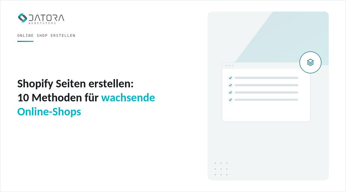 Shopify Seiten erstellen: 10 Methoden für wachsende Online-Shops