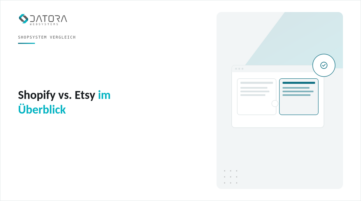Shopify vs. Etsy im Überblick