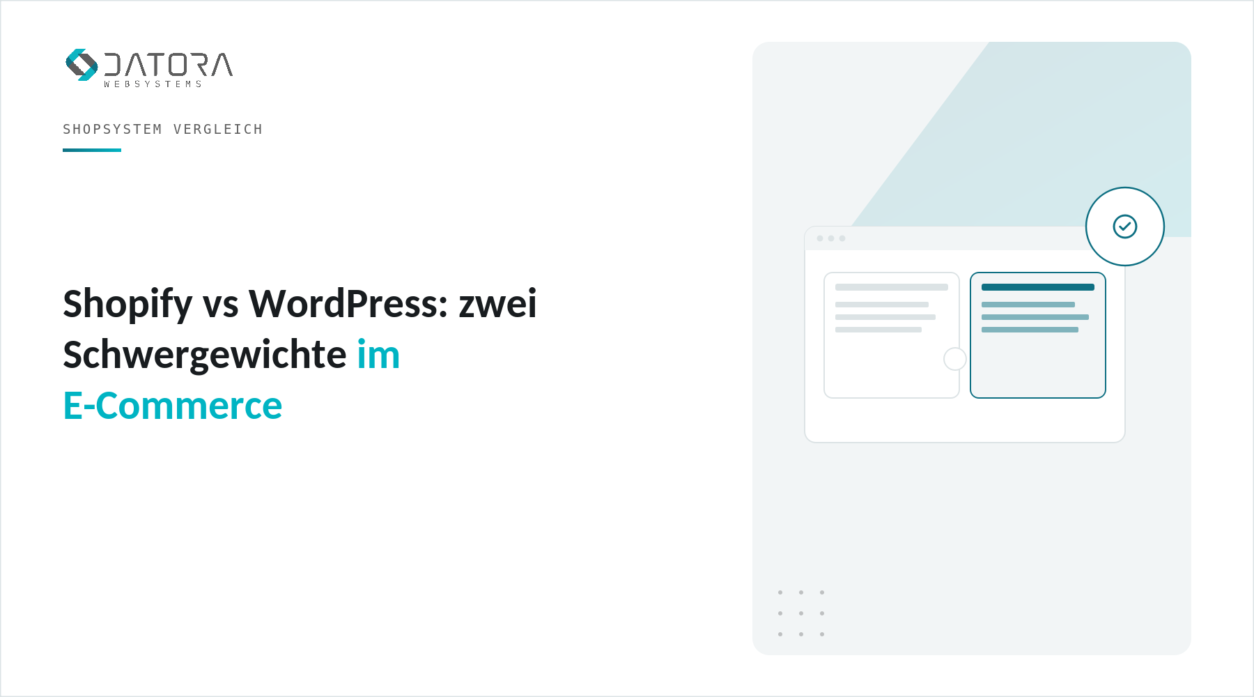 Shopify vs WordPress: zwei Schwergewichte im E-Commerce